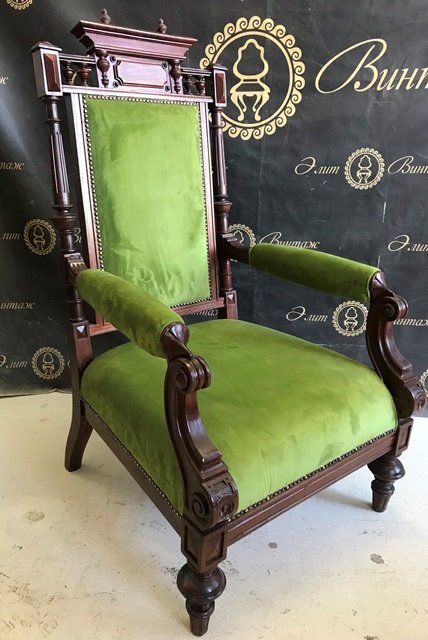Реставрация старинного кресла в Элит-Винтаж - После