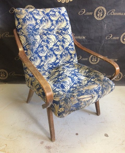 Реставрация винтажного кресла в Элит-Винтаж - До