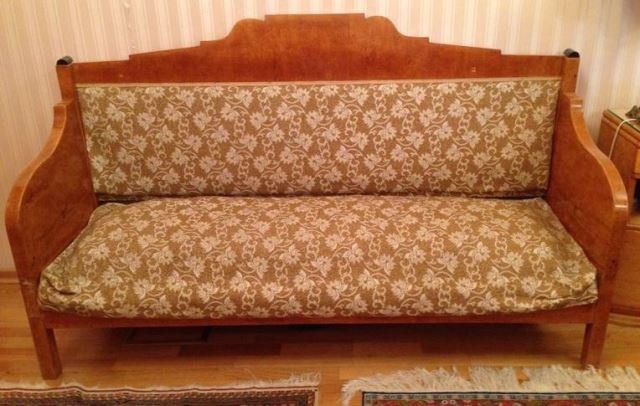 Реставрация советского дивана в Элит-Винтаж - До