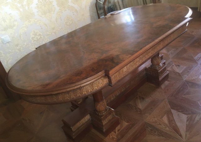 Реставрация старинного стола в Элит-Винтаж - После