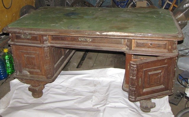 Реставрация старого письменного стола в Элит-Винтаж - До