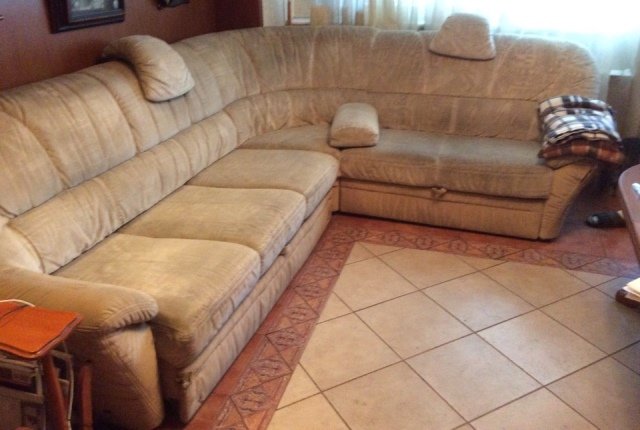Реставрация углового дивана в Элит-Винтаж - До