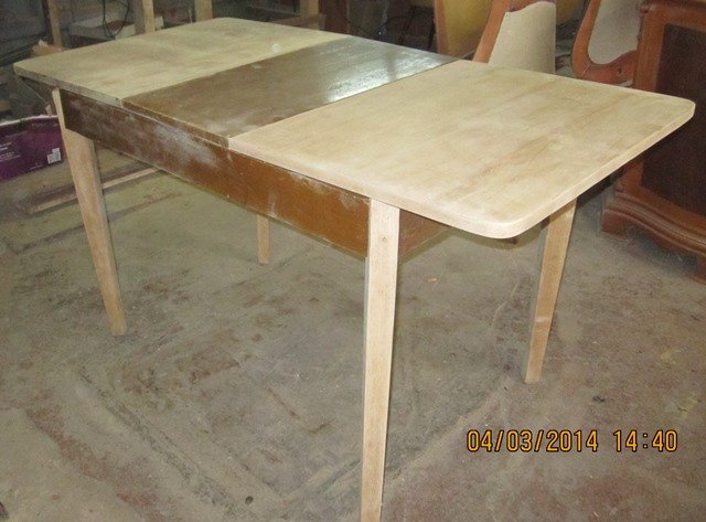 Реставрация старого кухонного стола в Элит-Винтаж - До