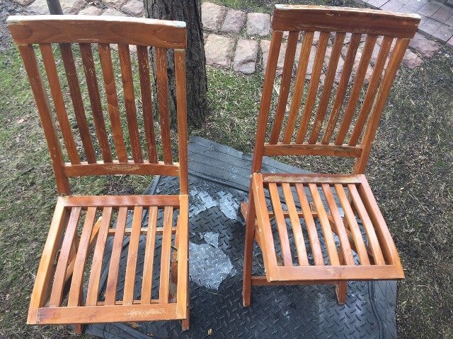 Реставрация дачных стульев в Элит-Винтаж - До