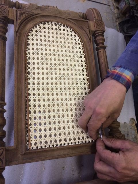 Реставрация плетеной мебели из ротанга в Элит-Винтаж - До